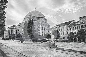 View of the mosque in Pecs,Hungary.