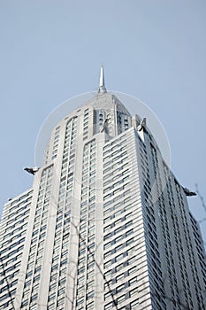 View of the most emblematic buildings and skyscrapers of Manhattan (New York). photo