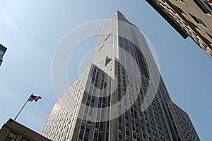 View of the most emblematic buildings and skyscrapers of Manhattan (New York). photo