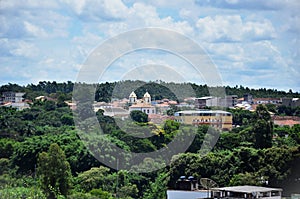 View of the Mother Church of the city of Andrelândia in Minas Gerais