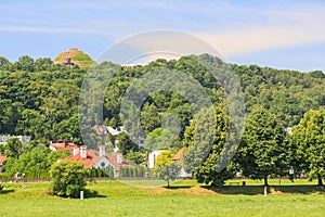 View of the mound Kosciusko in Krakow / Poland