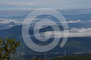 View from Mount Akagi, Gunma Prefecture?100 famous mountains of Japan