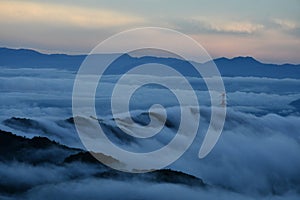 View from Mount Akagi, Gunma Prefecture100 famous mountains of Japan