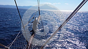 Approaching Mount Athos