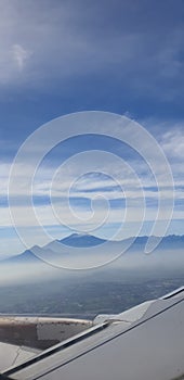 View of Mount Bromo at an altitude of 6000 above sea level