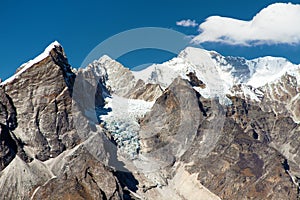 View of mount Cho Oyu from Kongmala pass