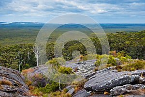 View from Mount Chudalup, in the south of Western Australia