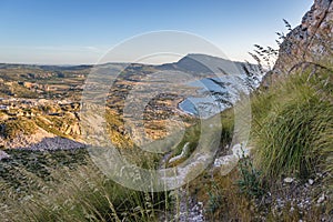 View from Mount Cofano on Sicily photo