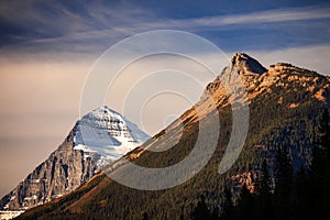 Mount Columbia, tallest peak in Alberta, Canada