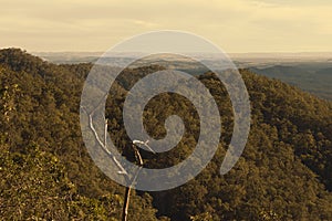 View from Mount Glorious near Brisbane, Queensland.