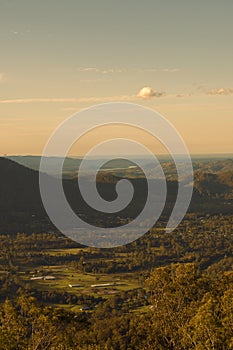 View from Mount Glorious near Brisbane, Queensland.