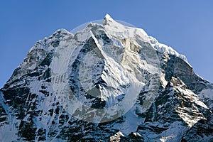 View of mount Kangtega photo