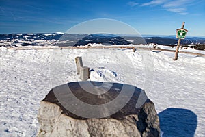 View from mount Keprnik, Jeseniky or Jesenik mountains