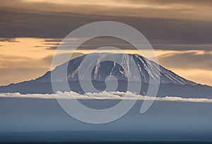 A view of Mount Kilimanjaro in Africa