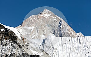 View of mount Makalu (8463 m) from Kongma La pass