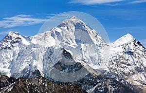 View of mount Makalu (8463 m) from Kongma La pass photo