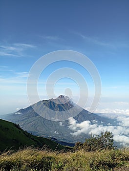 VIEW OF MOUNT MERAPI
