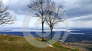 View from mount Nebo, Arkansas