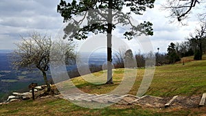 View from mount Nebo, Arkansas