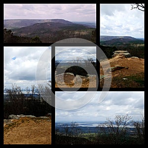 View from mount Nebo, Arkansas