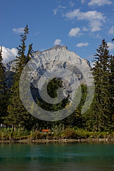 View of Mount Norquay from Banff