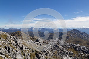 View from Mount Owen in Kahurangi National Park