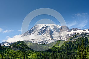 View of Mount Rainier Looking toward Sunrise District