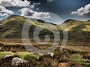 View from mount Snowdon Wales