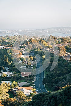 View from Mount Soledad, in La Jolla, San Diego, California photo