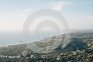 View from Mount Soledad, in La Jolla, San Diego, California photo