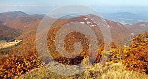 View from mount Strazov, Strazovske vrchy, Slovakia