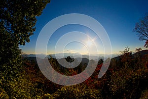 View from mount Takao