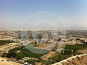 View from Mount of Temptation. Jeriho