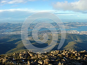 View from Mount Wellington