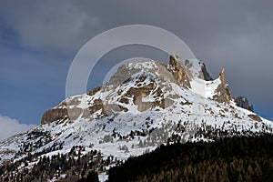 View of the Mountain above Moena