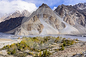 Passu in upper Hunza, Pakistan photo