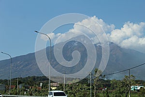 Mountain scenery in Indonesia