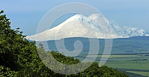 View On Mountain Elbrus of Pyatigorsk city