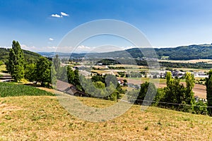 View from Mountain Lagern to Wettingen