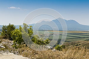 View of the mountain Mashuk in sunny day