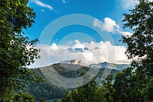 View to mountain peak Kapaz, Azerbaijan