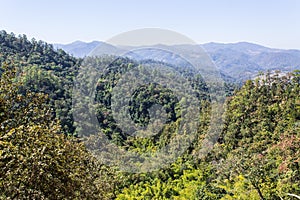 View from Mountain, Pha Daeng National Park in Chiangmai Thailand