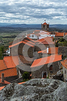 Roofs of the portugese province village Monsanto photo