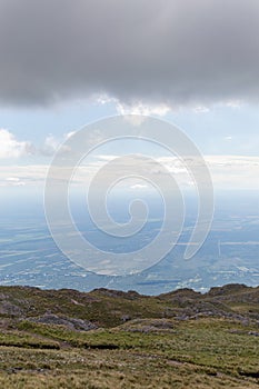 View from the mountain in cordoba Argentine photo