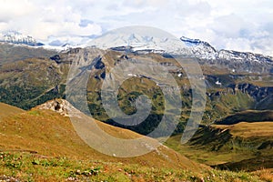 View of the mountain ranges during Autumn season, Austria