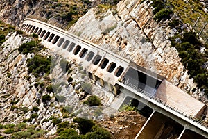 View of mountain road