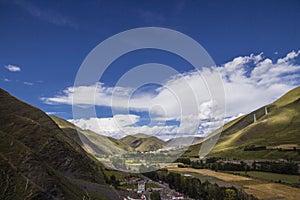the view of the mountain top in tibetan