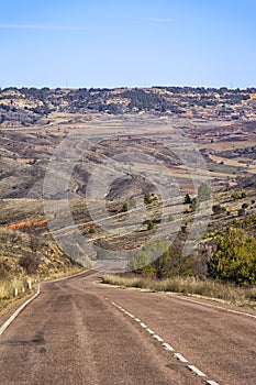 View of the mountainous natural landscape
