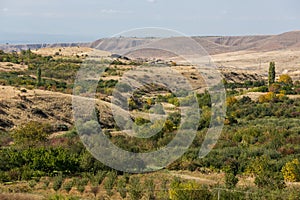 View of the mountains in Armenia