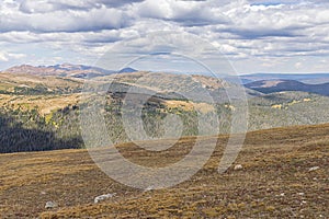 View of the mountains at Gore Range Overlook